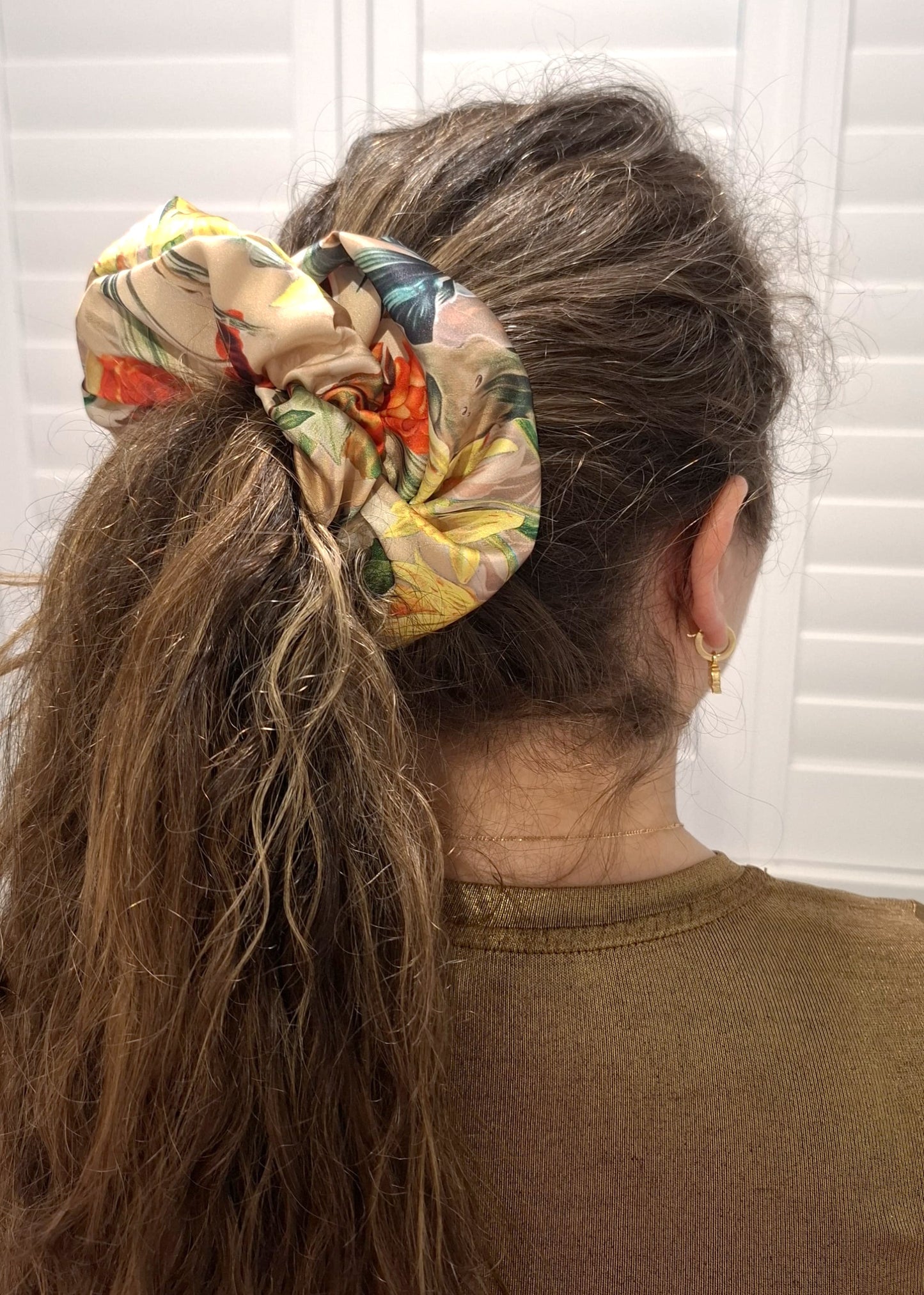 Flora Scrunchie - Plain
