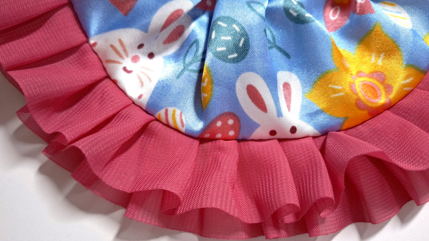 Happy Bunny Frill Scrunchie - Large