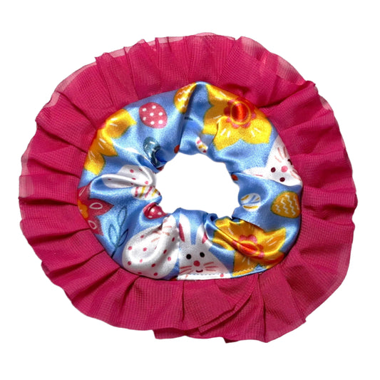 Happy Bunny Frill Scrunchie - Small